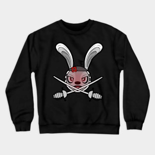 Angry Fencing Jackrabbit Engarde Crewneck Sweatshirt